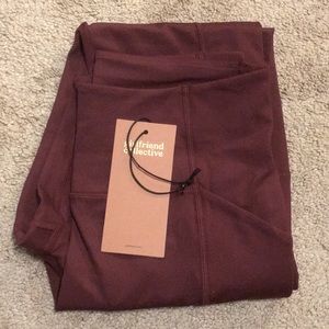 Girlfriend Collective 28” Mulberry Pocket Leggings
